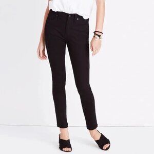 Madewell Women's 9" High-Rise Skinny Black Jeans/Jeggings- 28P (Petite)